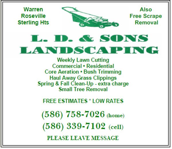 L D & Sons Landscaping